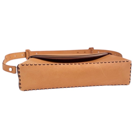 Studio Smoll PlayBloc Grande Origami Honey Tan Leather Purse - Crossbody - Picture 10 of 13